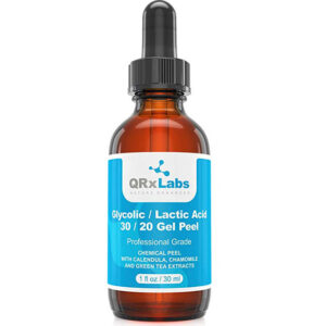 Glycolic/Lactic Acid 30/20 Gel Peel with Calendula, Chamomile and Green Tea Extracts - Professional Grade Chemical Face Peel for Acne Scars, Collagen Boost, Wrinkles, Fine Lines - AHA - 1 fl oz