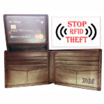 محفظة J&M للرجال من الجلد الطبيعي